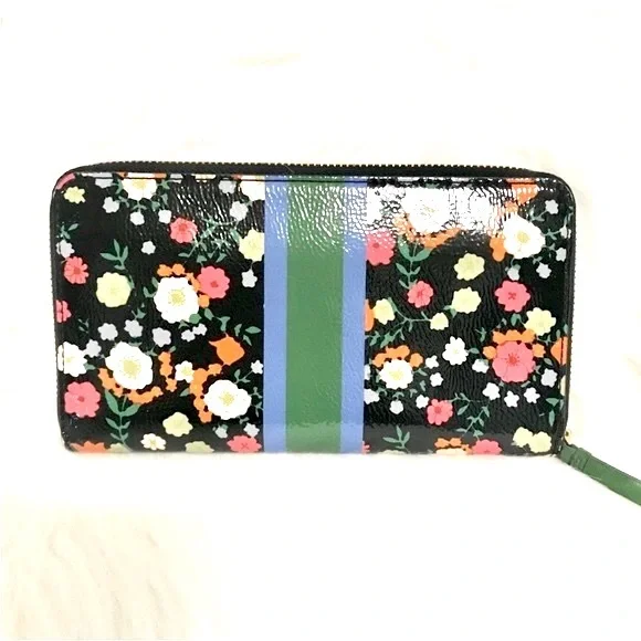 TORY BURCH Vilette Floral Zip Continental Wallet, Multicolor - Picture 3 of 12